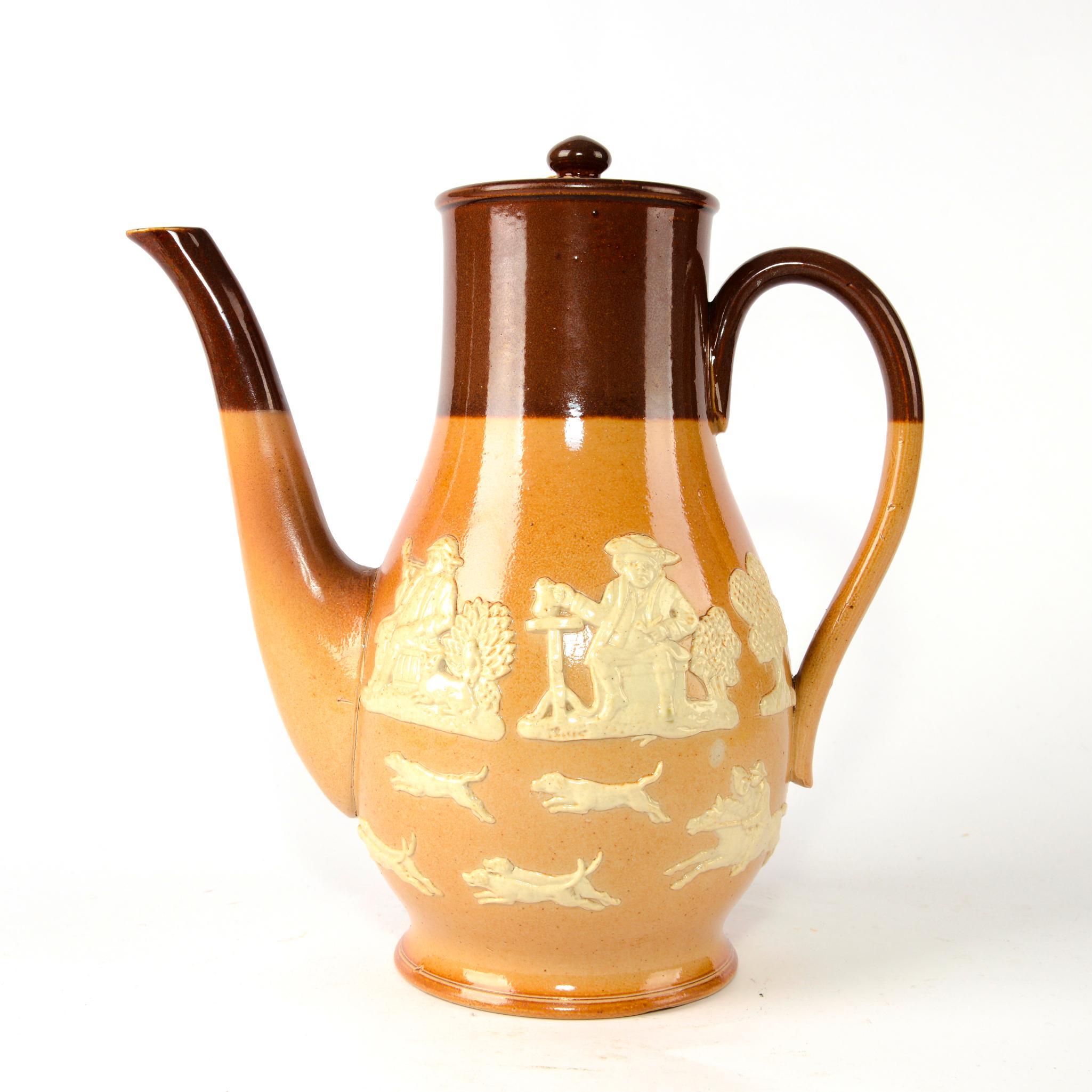 ROYAL DOULTON HUNTING WARE LIDDED COFFEE POT - Image 2 of 3