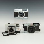 GROUP OF 3 VINTAGE MINOLTA 550, 700, 800 CAMERAS