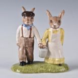 ROYAL DOULTON BUNNYKINS FIGURINE JACK AND JILL DB222