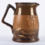 ROYAL DOULTON STONEWARE HUNTING PITCHER