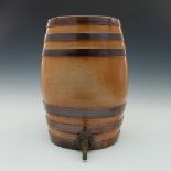 DOULTON LAMBETH STONEWARE SPIRIT BARREL