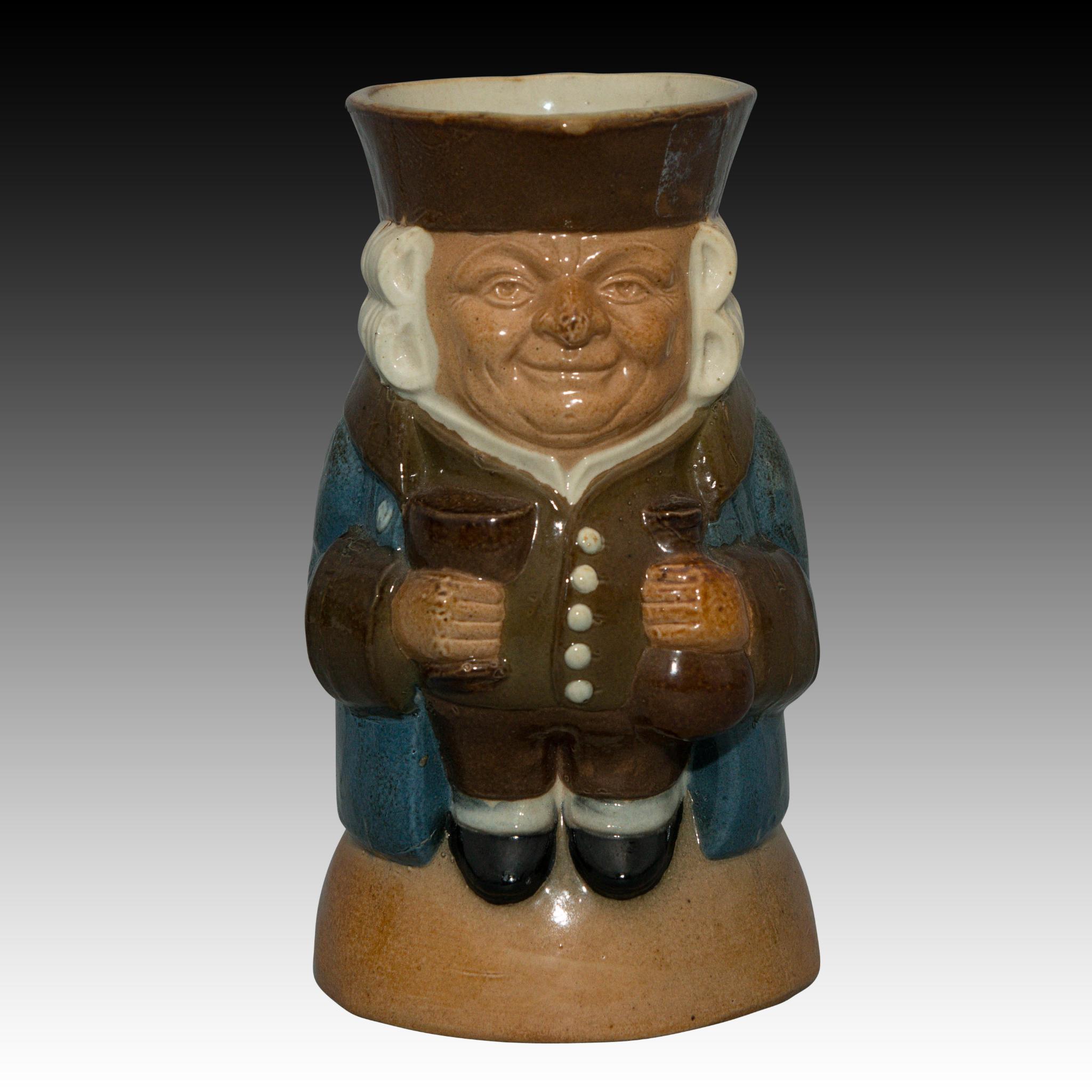 DOULTON LAMBETH SIMEON STANDING MAN SMILING TOBY JUG