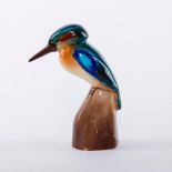 ROYAL DOULTON BIRD, KINGFISHER ON ROCK HN131