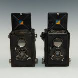 PAIR OF VINTAGE GERMAN VOIGTLANDER TLR CAMERAS