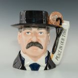 ROYAL DOULTON LARGE CHARACTER JUG, NEVILLE CHAMBERLAIN