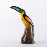 ROYAL DOULTON BIRD, TOUCAN ON PERCH HN158