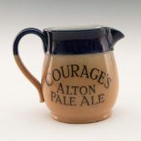 ROYAL DOULTON COURAGE'S EXTRA STOUT BREWERY JUG