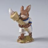 ROYAL DOULTON BUNNYKINS FIGURINE OLYMPIC BLUE WHITE DB28A