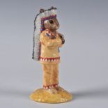 ROYAL DOULTON BUNNYKINS FIGURINE INDIAN DB202