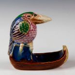 DOULTON LAMBETH KOOKABURRA ON BOAT BIBELOT ASHTRAY