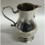 A rare Georgian pitcher cream jug on pedestal base
