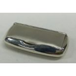 A Georgian style rectangular hinged top snuffbox.