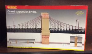 A Hornby grand suspension bridge.