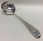 An Irish Georgian silver ladle. Approx. 42 grams.