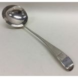 An Irish Georgian silver ladle. Approx. 42 grams.
