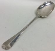 An early rat tail tablespoon. Punched to back HB.
