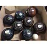 A box of bowling woods.