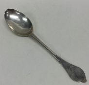 An early dog nose spoon with rat tail bowl. London