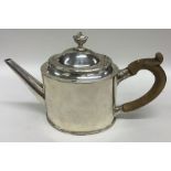 A good Georgian bachelor's teapot with reeded and b