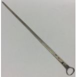 A small Georgian silver meat skewer. Approx. 23 gr