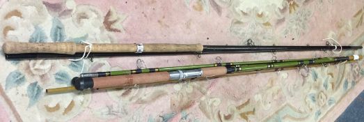 Old fishing rods.