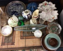 Decorative china, glassware, etc.
