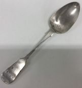 A rare Channel Islands silver spoon. Punched to ba