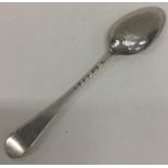 A Georgian silver picture back teaspoon. London. B