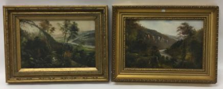 G WILLIS PRICE: A pair of oils on canvases depicti