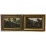 G WILLIS PRICE: A pair of oils on canvases depicti