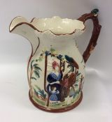 A massive 19th Century jug entitled, "The Murder o