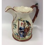 A massive 19th Century jug entitled, "The Murder o