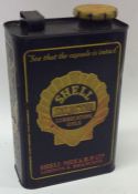 A "Shell Selected Lubricating Oils" can. (1).