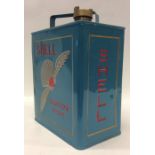 A "Shell Aviation Spirit" fuel can. (1).