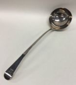 A Georgian silver OE pattern ladle. Approx. 186 gr