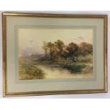 F J WIDGERY: A framed and glazed watercolour depic