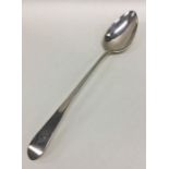 A Georgian OE pattern silver basting spoon. Approx