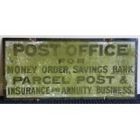 A rectangular "Post Office For Money Orders, Savin