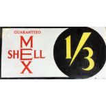 A large "Guaranteed Shell Mex 1/3" single-sided me