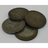 Four 1935 silver Crowns. Est. £30 - £40.