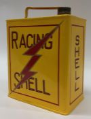 A "Racing Shell" fuel can. (1).