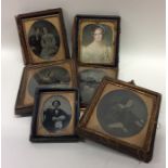 A small selection of daguerreotypes. Est. £10 - £1
