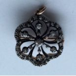 An attractive Victorian diamond swirl decorated br