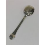 An early dog nose and rat tail silver spoon. Punch
