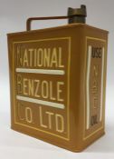 A "National Benzole Co. Ltd" fuel can. (1).