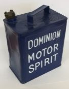 A "Dominion Motor Spirit" fuel can. (1).