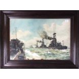 M K BARNETT: A framed and glazed World War 1 paint