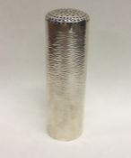 STUART DEVLIN: A rare cylindrical silver sugar cas