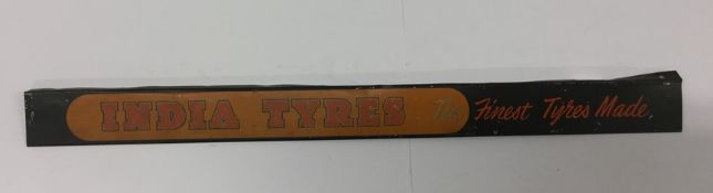 A small rectangular "India Tyres Finest Tyres Made