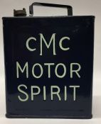 A "CMC Motor Spirit" fuel can. (1).